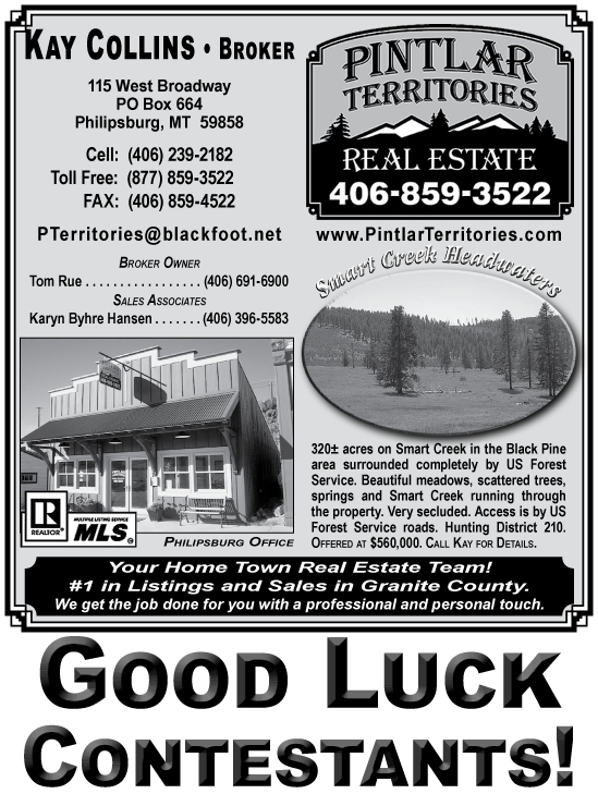 2012 Pintlar Territories Real Estate
									<br />
									Page xx
									  ♦  
									7½"W x 10"H<br />
									50# Book Paper