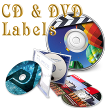 Custom CD or DVD Labels