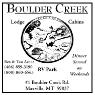 2003 Boulder Creek Lodge & Cabins
									<br>
									Page XX
									  ♦  
									2½"W x 2½"H<br>
									Colored Cardstock