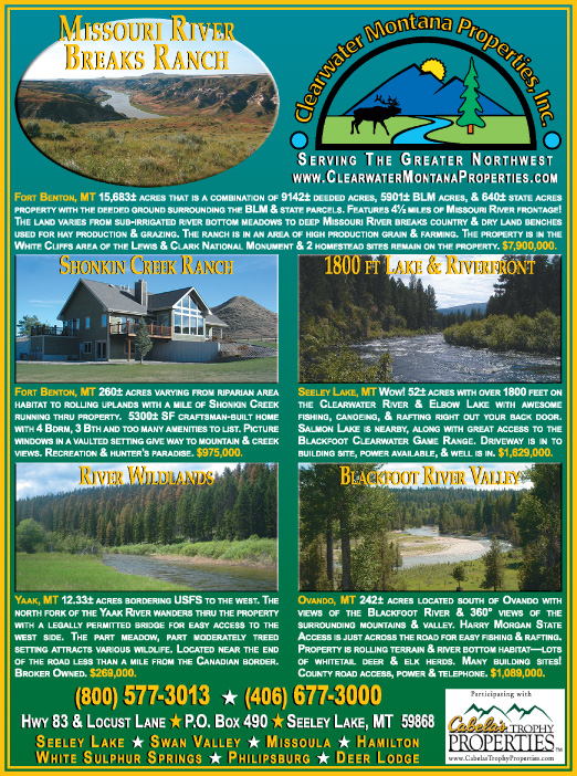Montana Land Magazine ~ February, 2008
									<br>
									Page 05
									  ♦  
									7¼"W x 9¾"H<br>
									80# Text Gloss