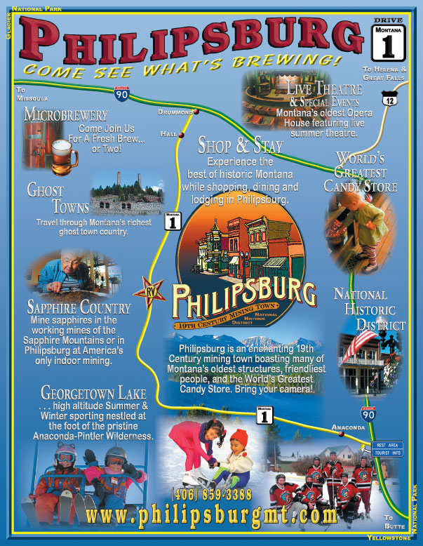 2013 101+ Things to Do in Southwest Montana
									<br>
									Inside Front Cover
									  ♦  
									8⅜"W x 10¾"H<br>
									100# Coated Text Stock