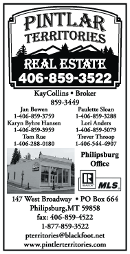 2003-2004 Pintlar Territories Real Estate
									<br>
									Page 01 respectively
									  ♦  
									2½"W x 5"H<br>
									Colored Cardstock