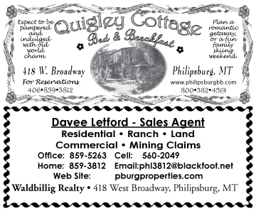 June 2005 Quigley Cottage Bed & Breakfast
									<br>
									Page xx
									  ♦  
									4⅞"W x 4"H<br>
									30# Newsprint