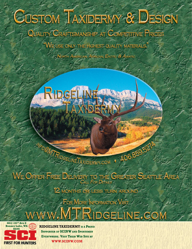 May 2014 Safari Club Northwest Newsletter
									<br>
									Back Cover
									  ♦  
									8 13⁄20"W x 11¼"H<br>
									70# Coated Text Stock