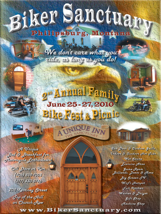 2010 The Biker Sanctuary
									<br>
									Recurring Ad
									  ♦  
									7½"W x 10"H<br>
									38# Hi-Brite Newsprint