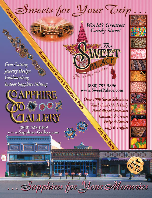 2012-2013 The Sapphire Gallery & The Sweet Palace
									<br>
									Inside Back Cover respectively
									  ♦  
									8⅜"W x 10⅞"H<br>
									70# Coated Text Stock