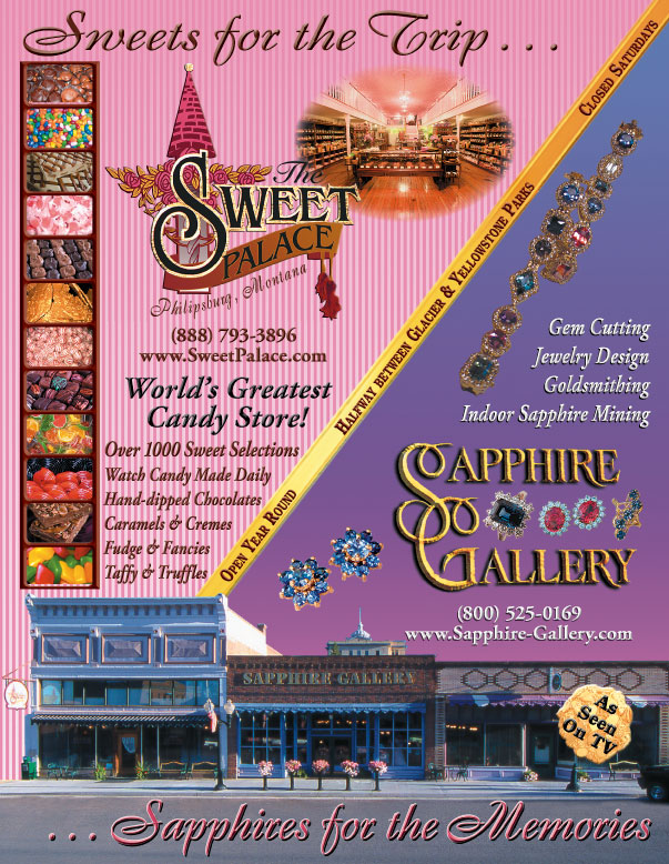 2014 The Sapphire Gallery & The Sweet Palace
									<br>
									Page xx
									  ♦  
									8⅜"W x 10⅘"H<br>
									70# Coated Text Stock