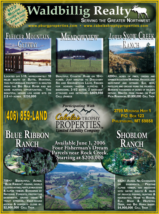 May 2006 Waldbillig Realty
									<br>
									Page 06
									  ♦  
									7¼"W x 9¾"H<br>
									100# Coated Text Stock