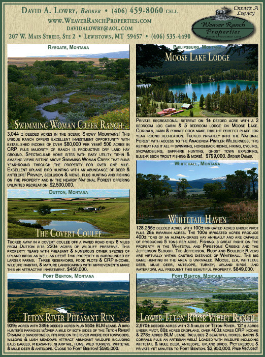 February 2009 Weaver Ranch Properties
									<br>
									Page 07
									  ♦  
									7¼"W x 9¾"H<br>
									100# Coated Text Stock