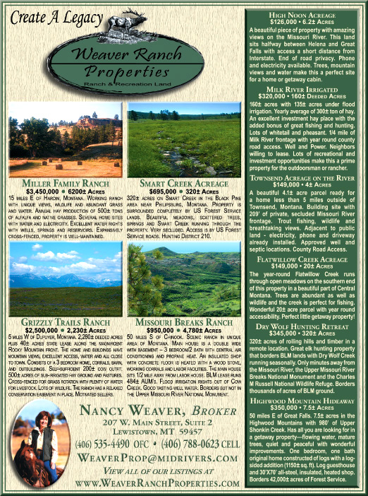 April 2010 Weaver Ranch Properties
									<br>
									Page 06
									  ♦  
									7¼"W x 9¾"H<br>
									100# Coated Text Stock