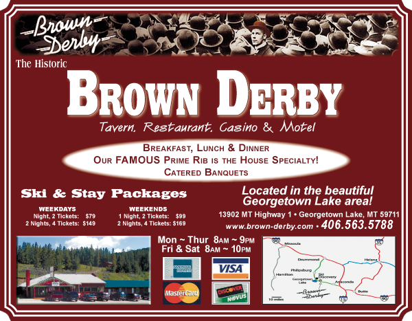 The Brown Derby
                                                  <br>Copper King Express Train Passenger Car ~ June, 2006
                                                  <br>8½"W x 11"H
                                                    ♦  1 Side