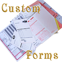 Custom Carbonless Forms<br>Master Forms or Prints